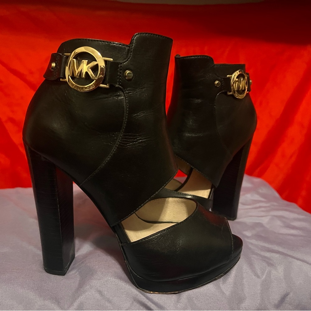 Michael Kors leather open toe